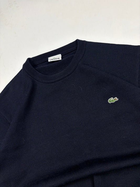 Vintage Y2K Lacoste knit sweater navy (XL)