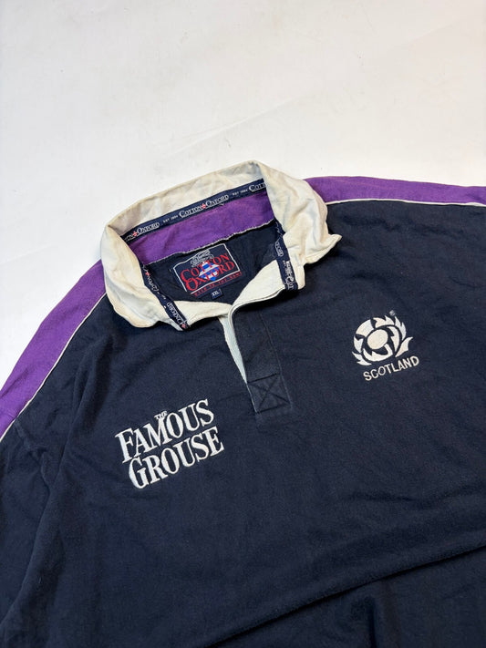 Vintage Scotland 1999/00 Cotton Oxford rugby shirt (XXL)