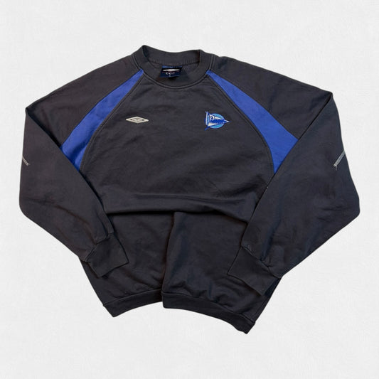 Vintage Deportivo Alaves 2002/03 Umbro football sweatshirt (L)