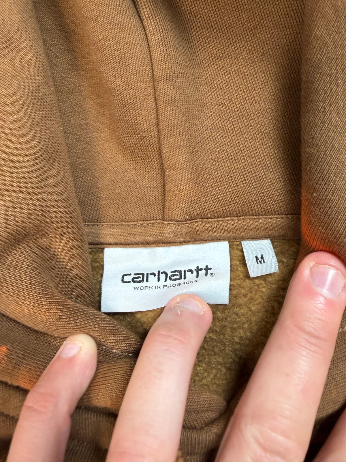 Carhartt WIP spell out hoodie (M)