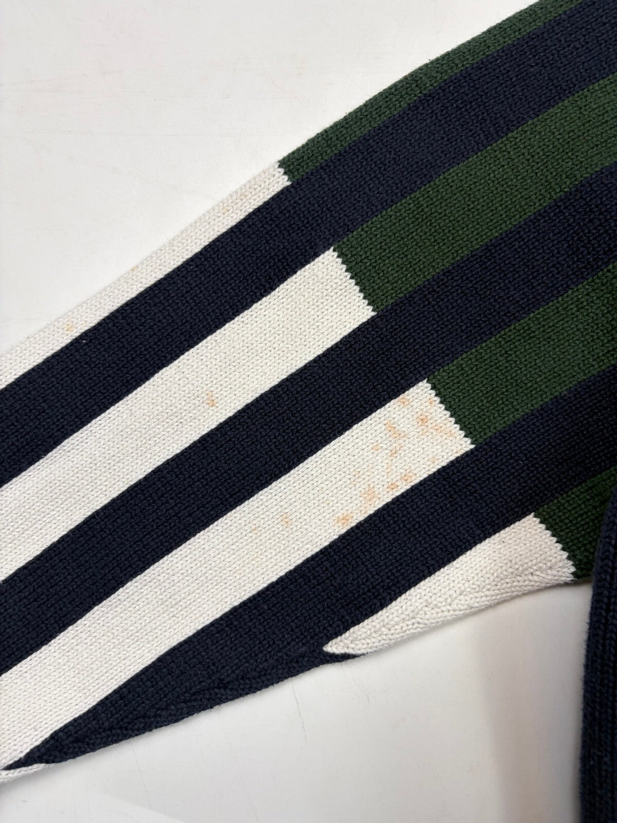 Vintage 90s Tommy Hilfiger striped knit sweater (M)