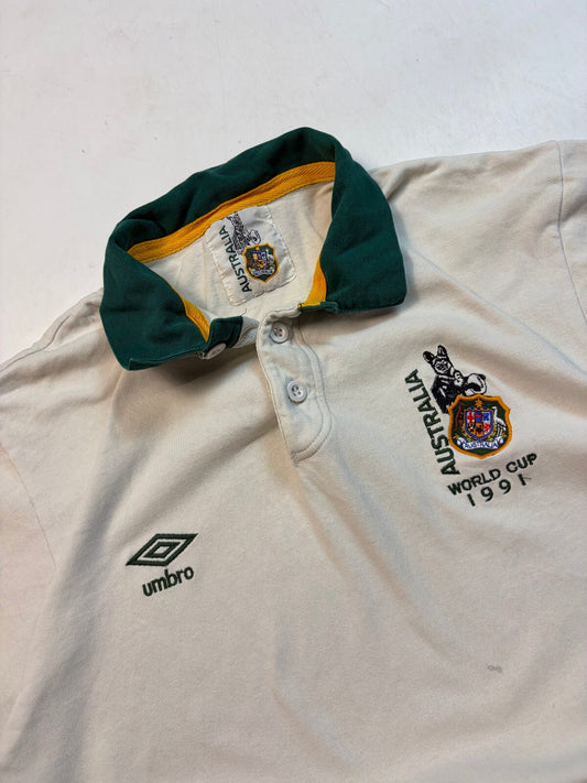 Vintage Australia Wallabies 1991 world cup Umbro rugby shirt (L)