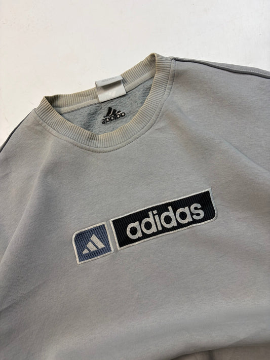 Vintage Y2K adidas spell out sweatshirt (M)