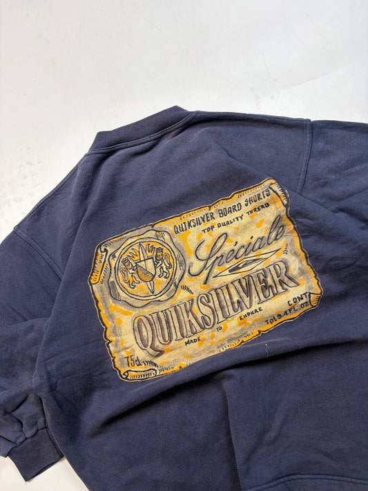 Vintage 90s Quiksilver graphic surfing sweatshirt (M)