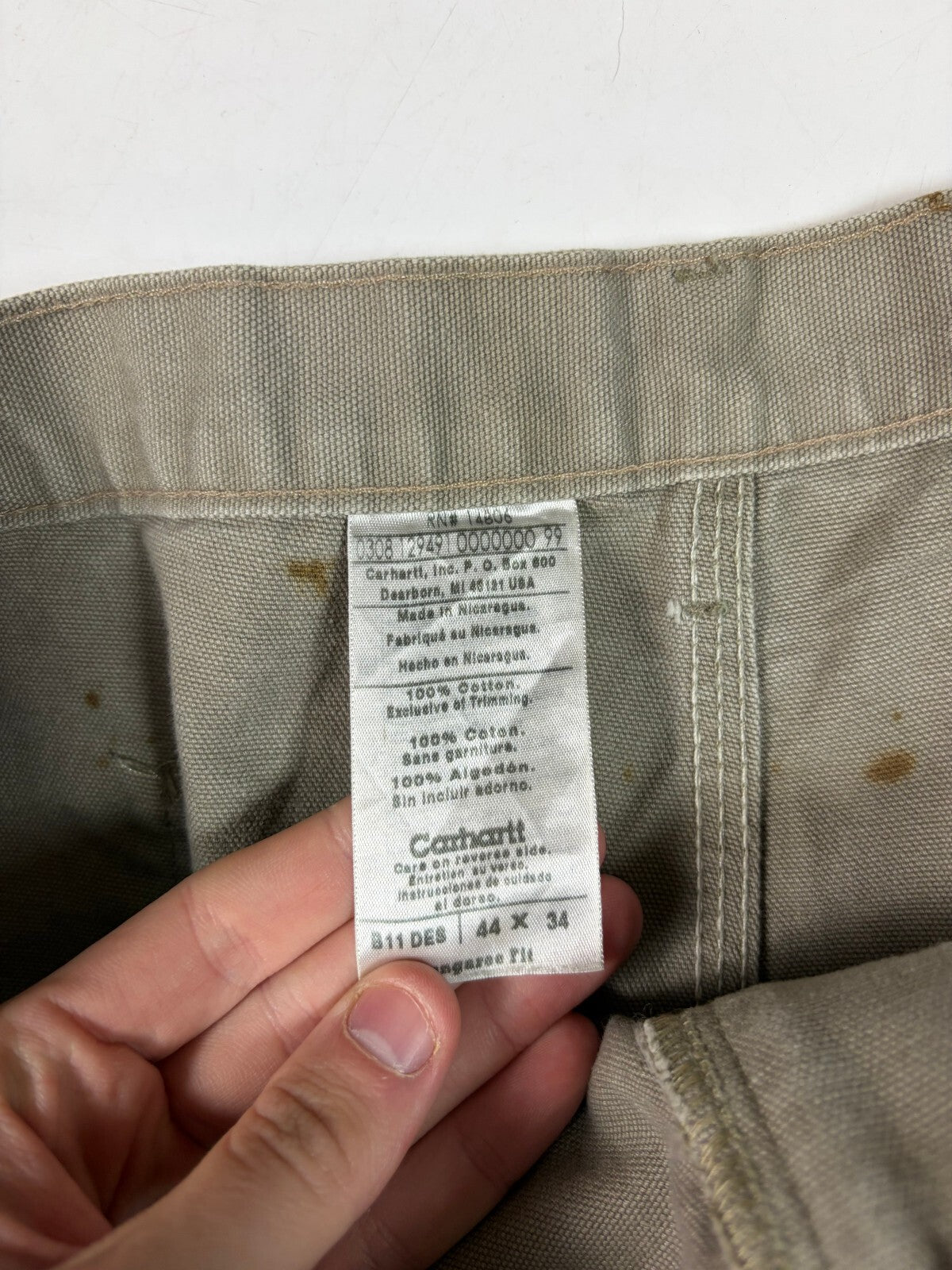 Vintage Carhartt baggy carpenter pants (W44)