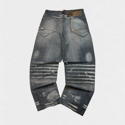 Vintage Y2K Akademiks baggy hip hop jeans (W36)