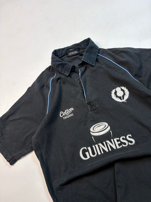 Vintage Scotland Guinness Cotton Traders rugby shirt (S)