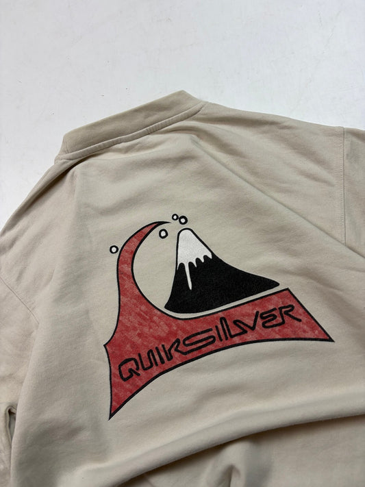 Vintage Y2K Quiksilver surfwear graphic sweatshirt (M)
