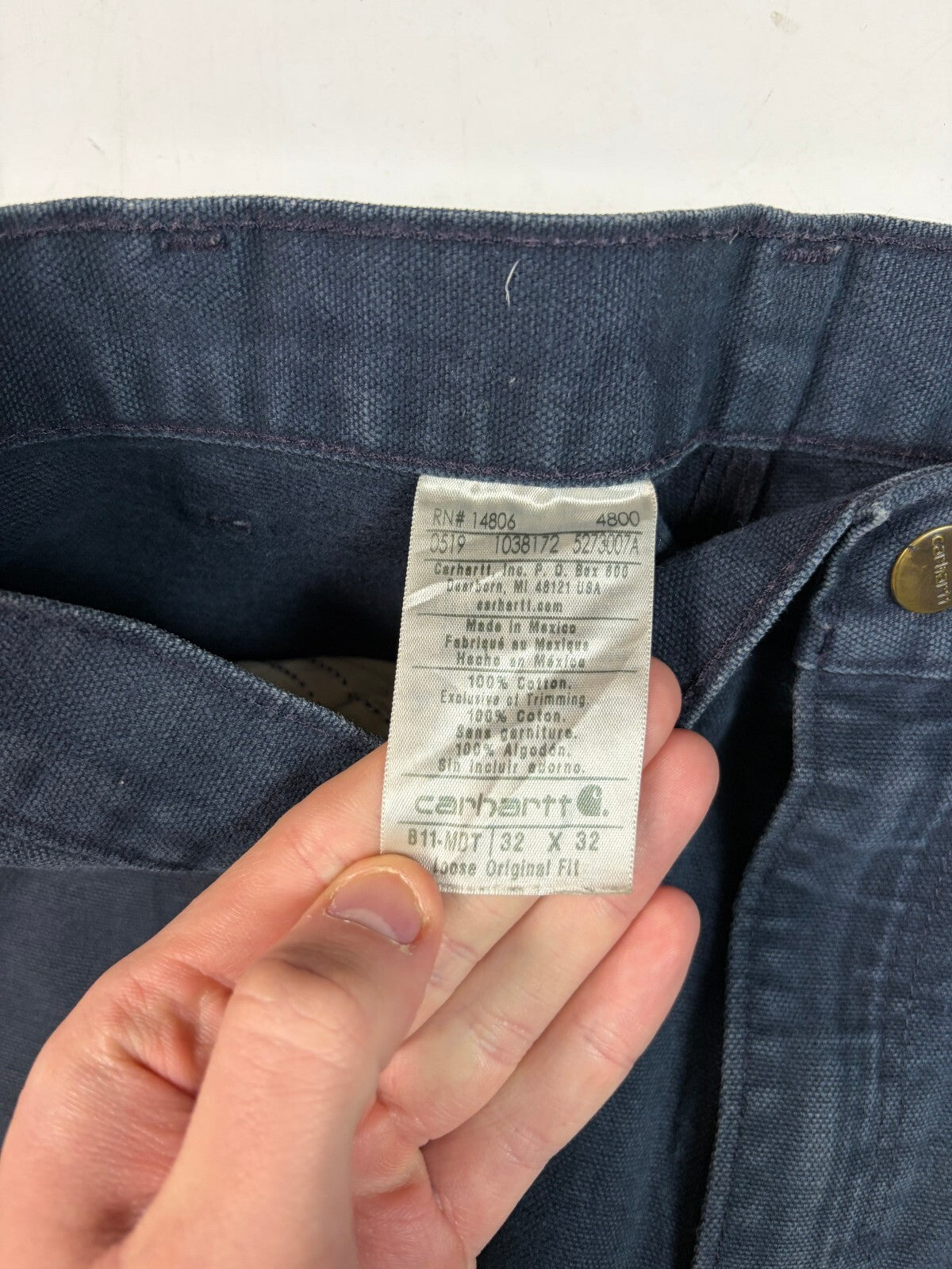 Carhartt B11 baggy carpenter pants (W32)