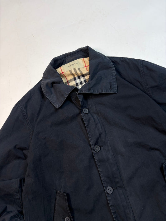 Burberry collared button up harrington jacket (L)