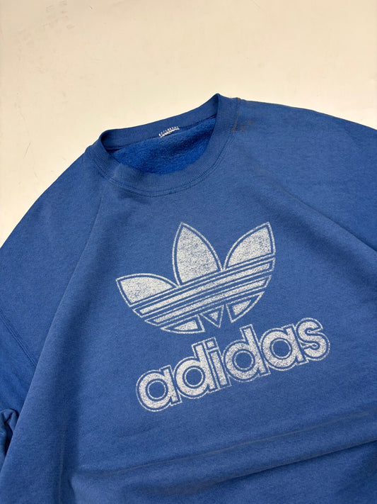 Vintage 90s Adidas originals centre logo sweatshirt (L)