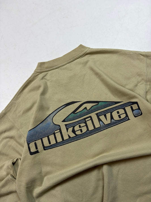 Vintage Y2K Quiksilver surfwear spell out sweatshirt (S)