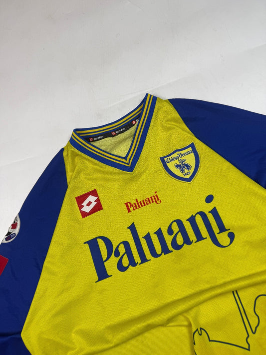 Vintage Chievo Verona 2004/05 long sleeve football shirt (L)