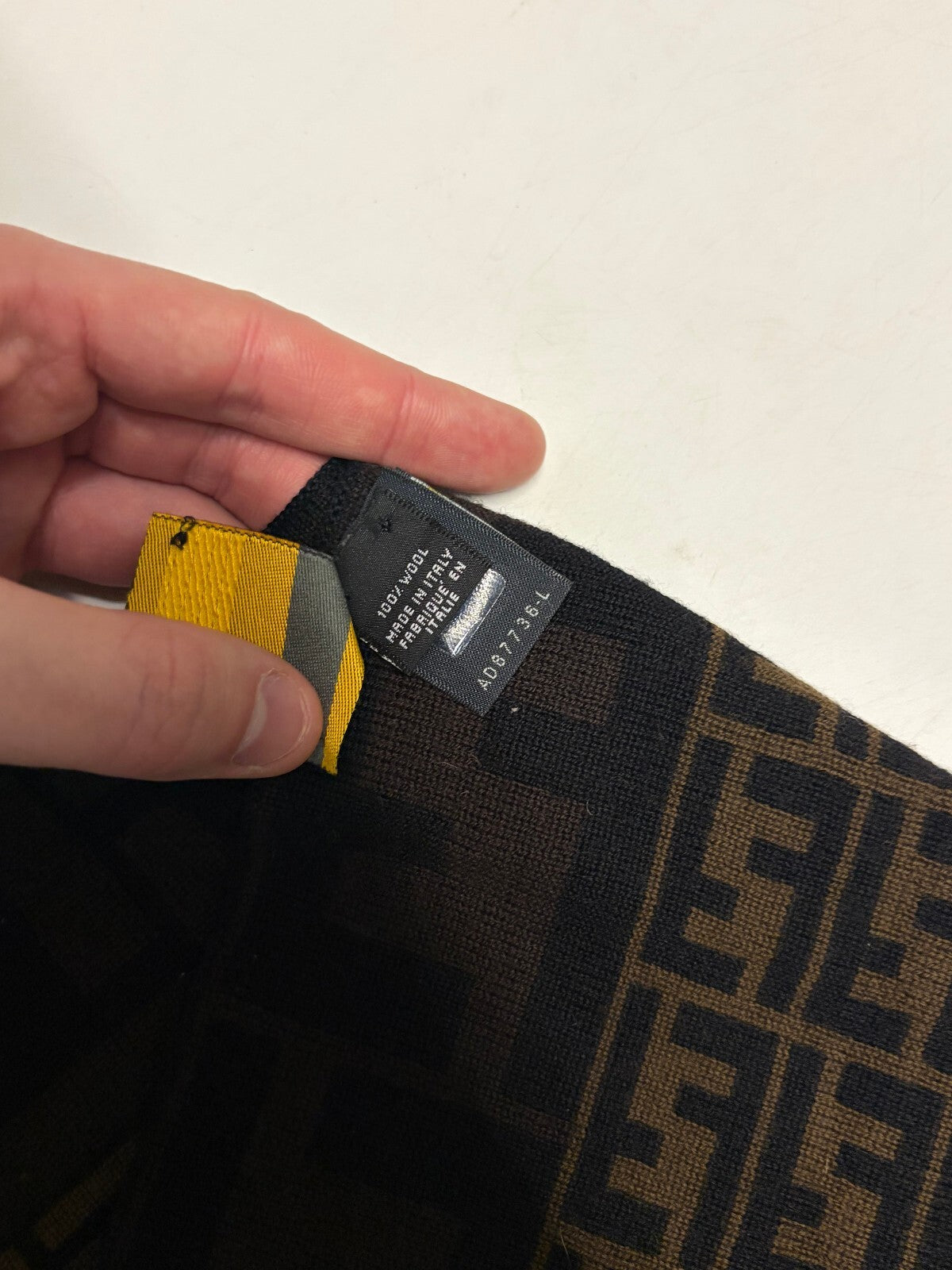 Fendi FF monogram wool scarf