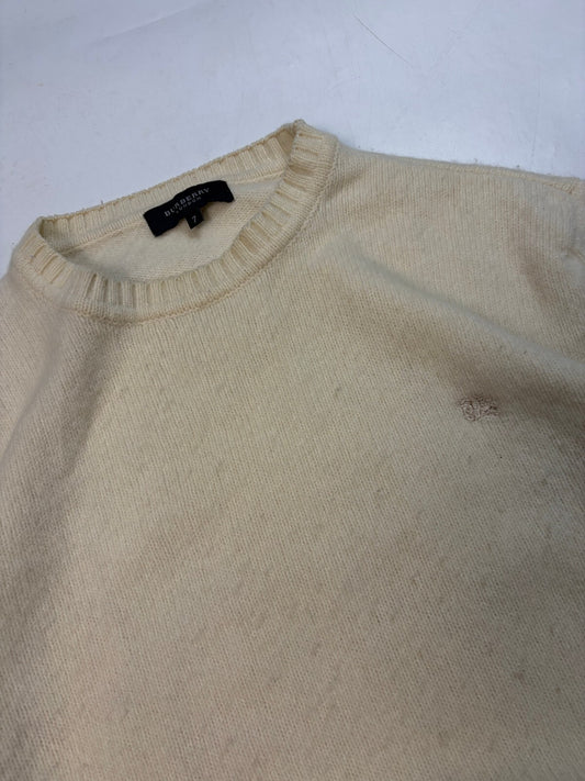 Vintage Burberry wool knit sweater (M)