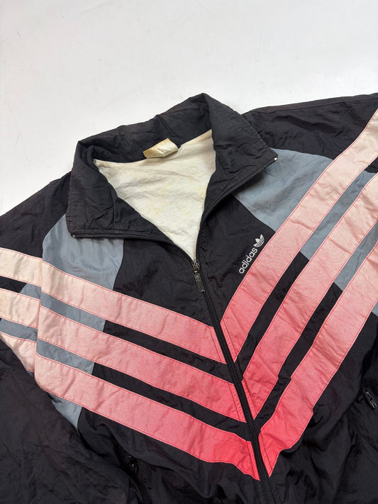 Vintage 90s adidas originals colour block track jacket (L)