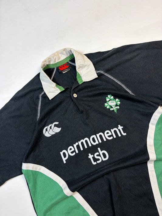 Vintage Ireland 2002-04 Canterbury training rugby shirt (M)