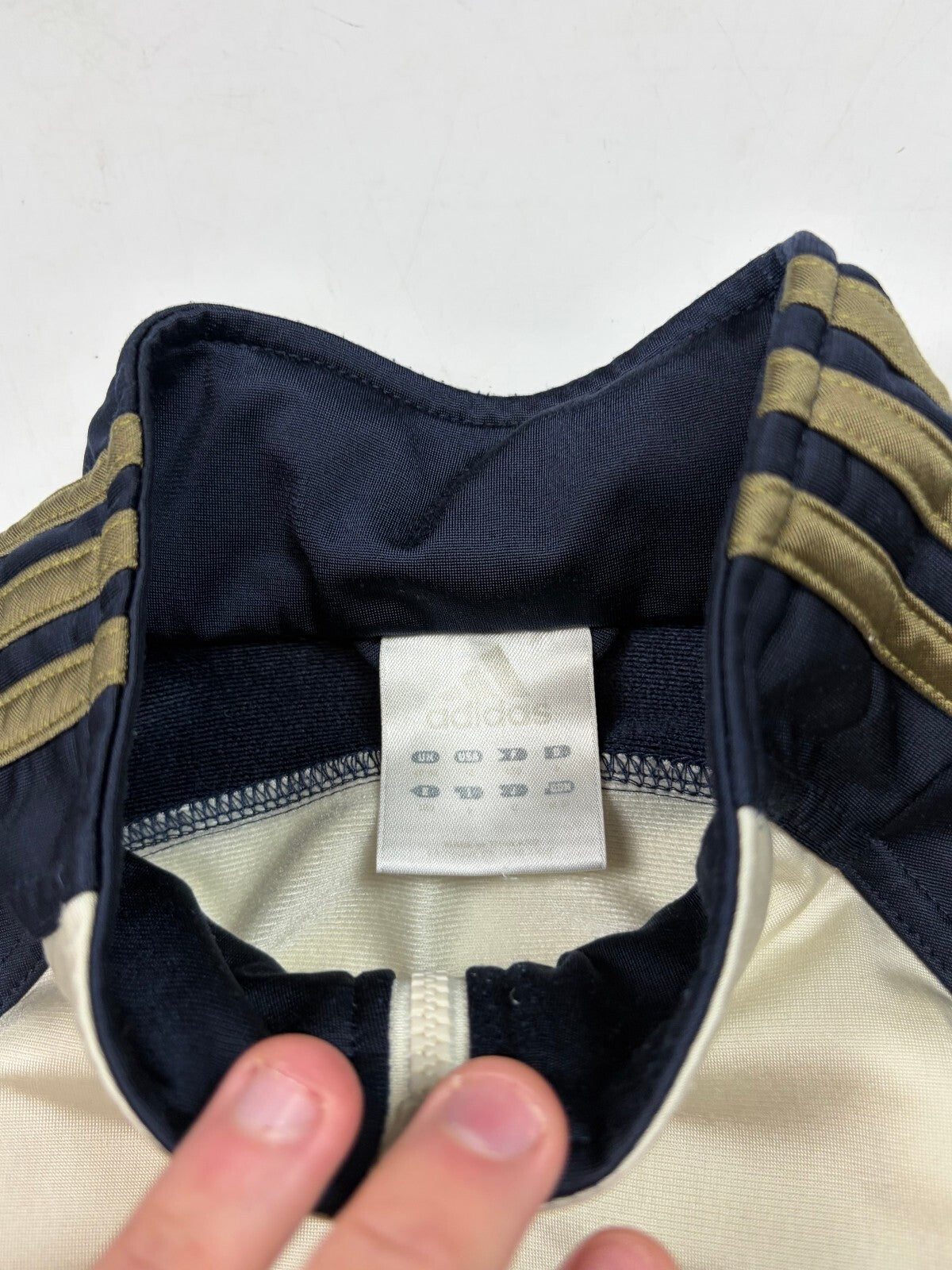 Vintage Y2K adidas colour block track top (M)