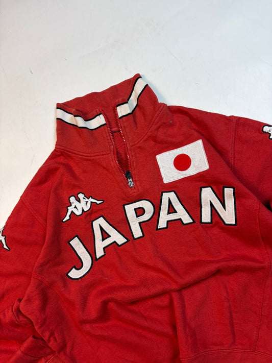 Vintage Kappa Japan quarter zip sweatshirt (M)