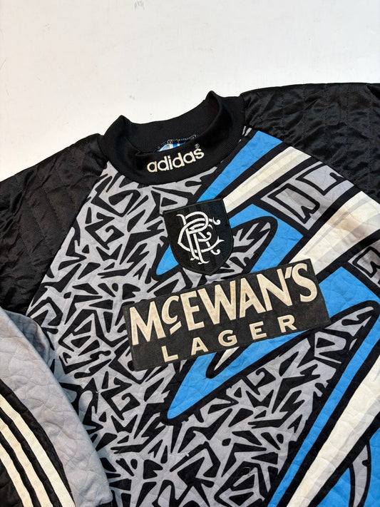 Vintage Rangers 1995/96 Adidas goalkeeper shirt (XS)