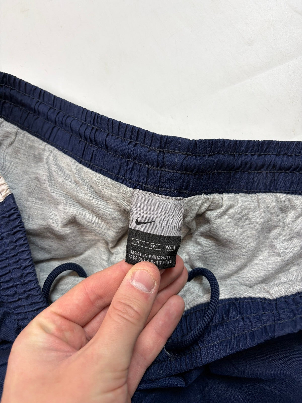 Vintage Y2K Nike side stripe baggy track pants (XL)