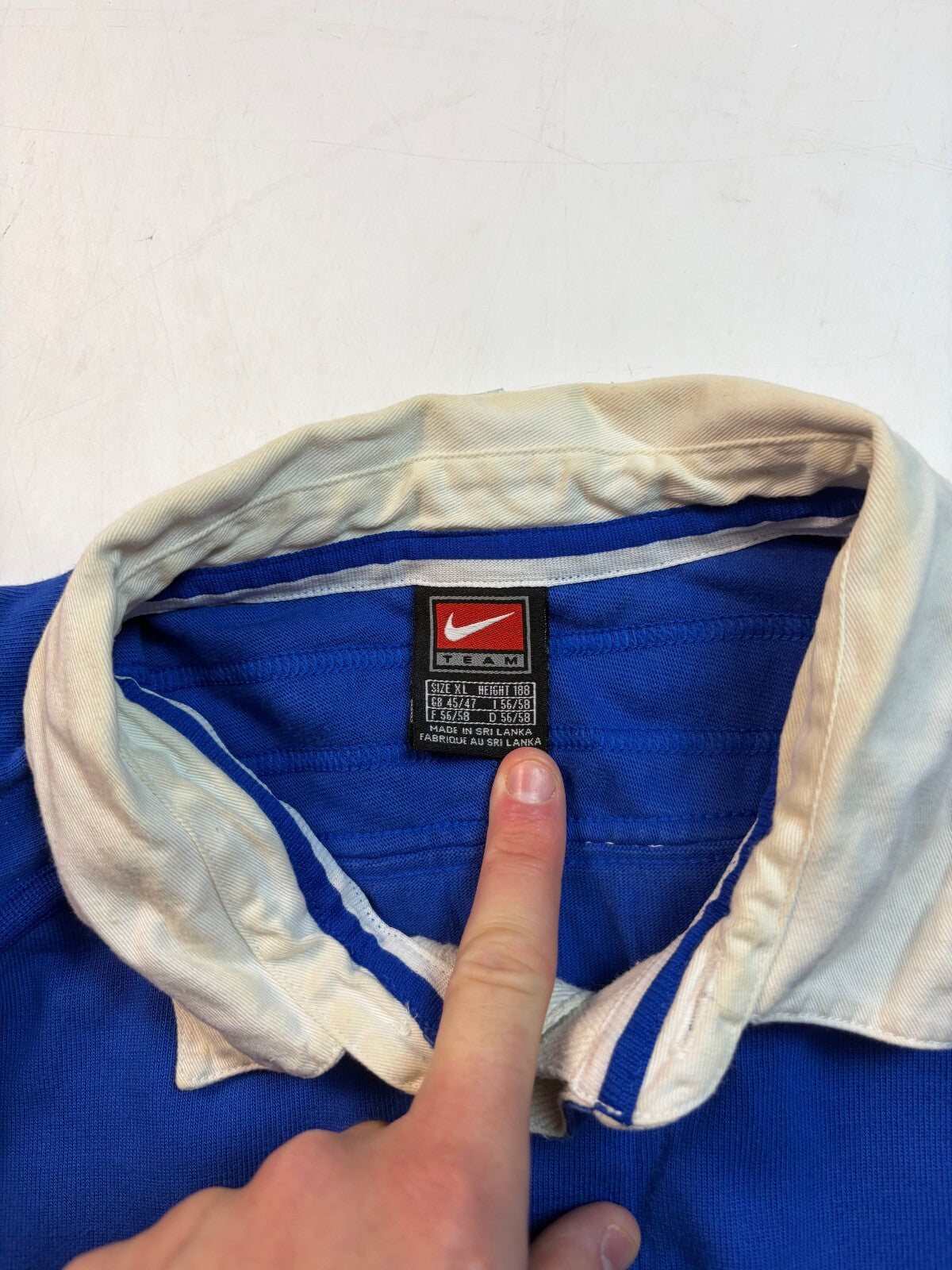 Vintage France 1999/00 Nike rugby union shirt (XL)
