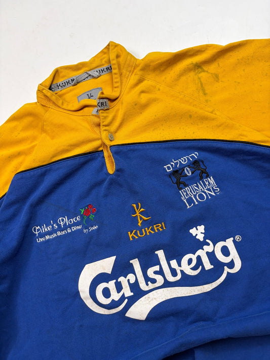 Vintage Jerusalem Lions Kukri rugby union shirt (XXL)