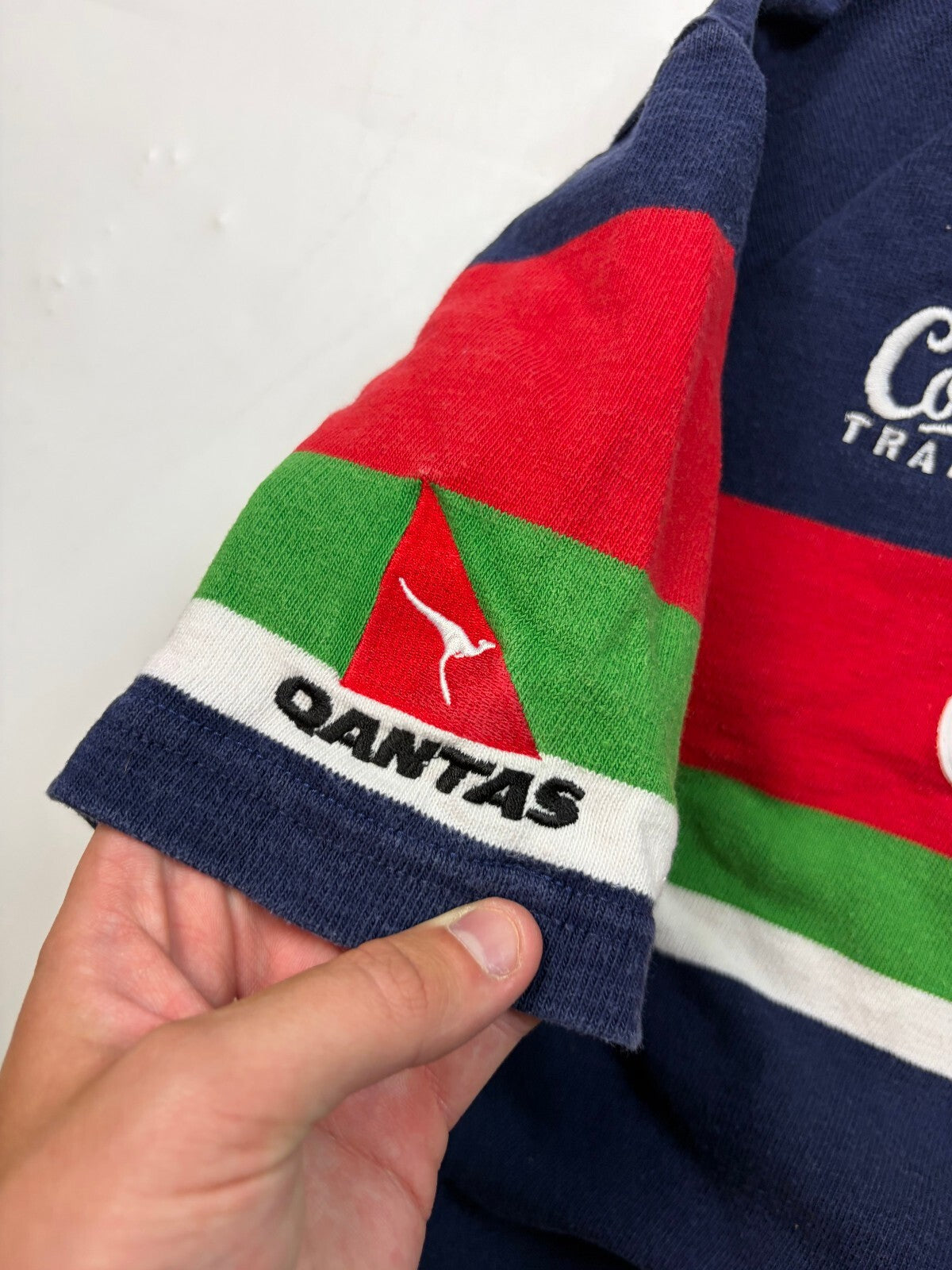 Vintage Leicester Tigers 1996/97 Cotton Traders away rugby shirt (XL)