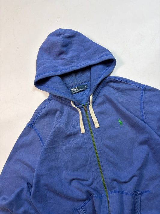 Vintage 90s Polo Ralph Lauren full zip hoodie (L)