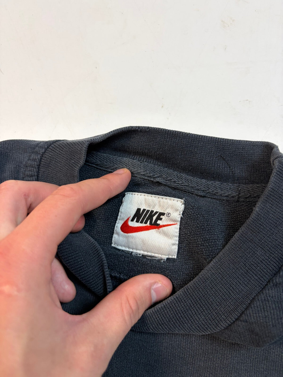 Vintage 90s Nike spell out sweatshirt (XL)