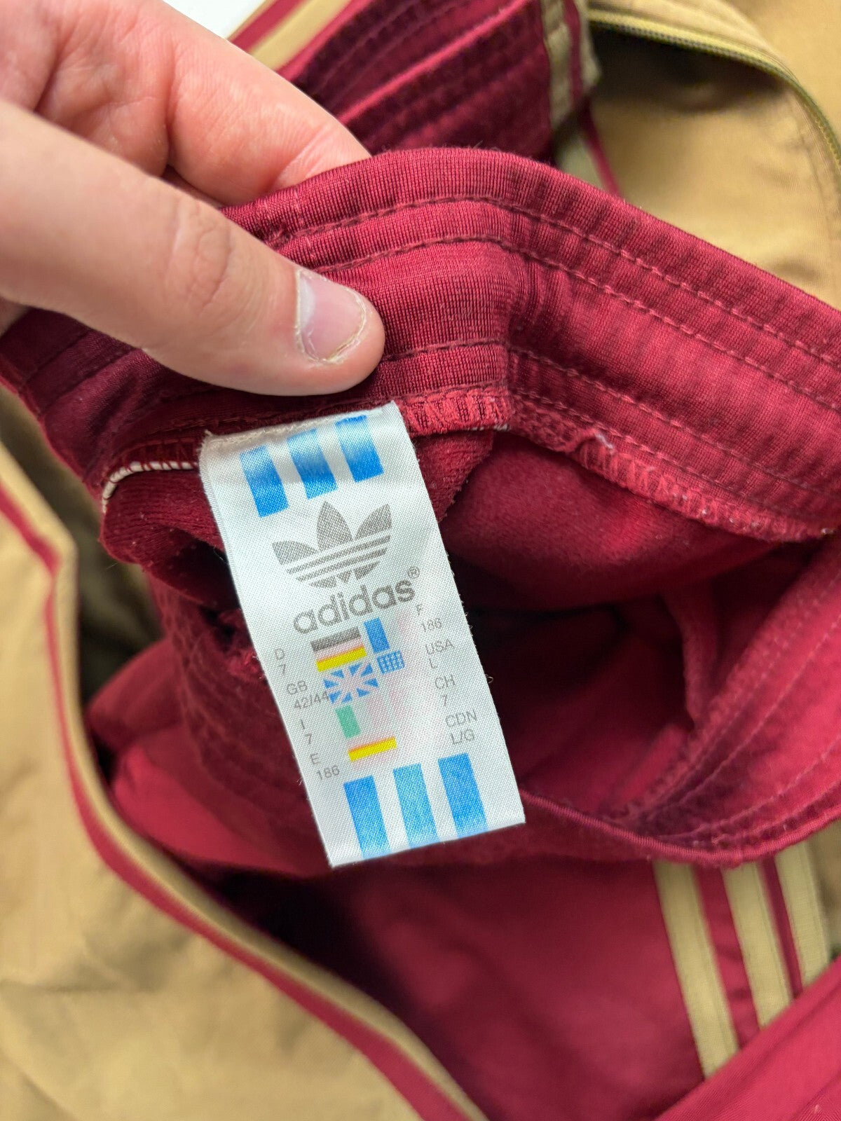 Vintage 90s Adidas originals full tracksuit (L)