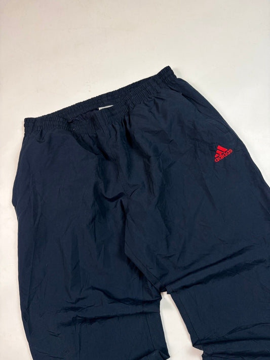Vintage Y2K adidas cropped baggy track pants (L)