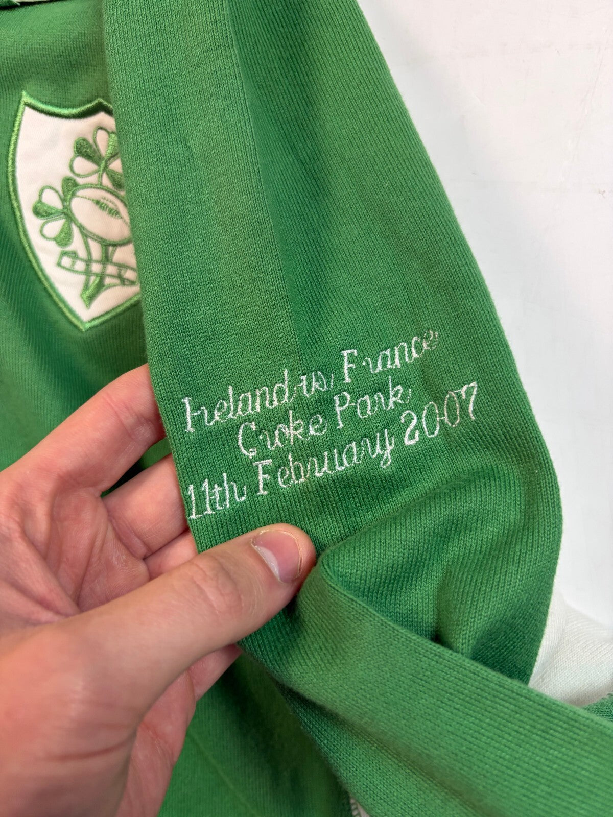 Vintage Ireland 2006/07 Canterbury rugby union shirt (L)