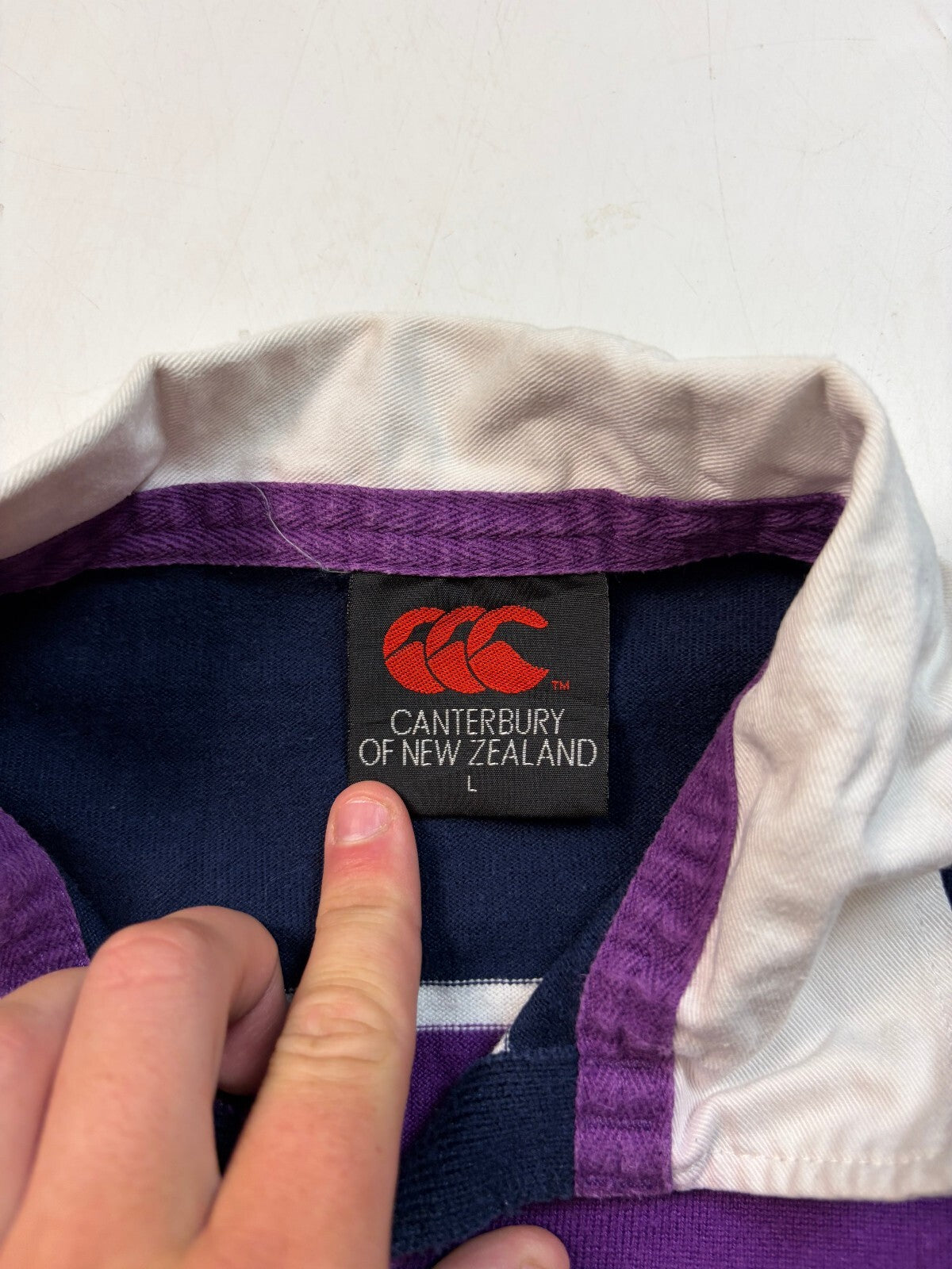 Vintage Scotland 2000-02 Canterbury rugby shirt (L)