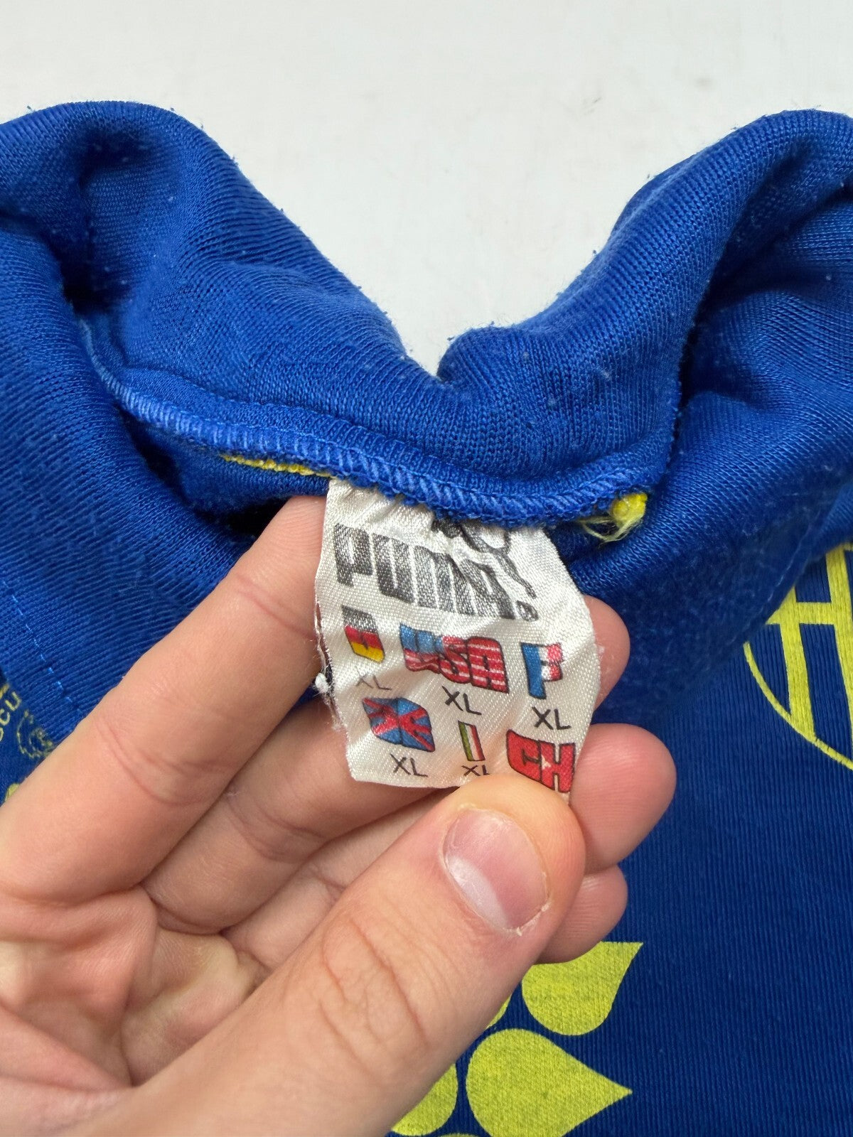 Vintage Parma 1995/96 Puma football collared sweatshirt (XL)