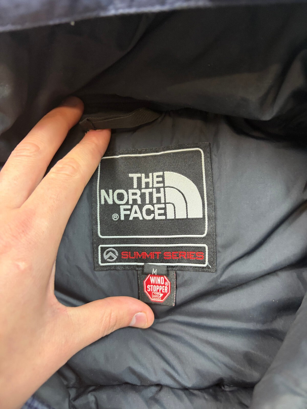 Vintage The North Face baltoro 700 hooded puffer jacket (M)