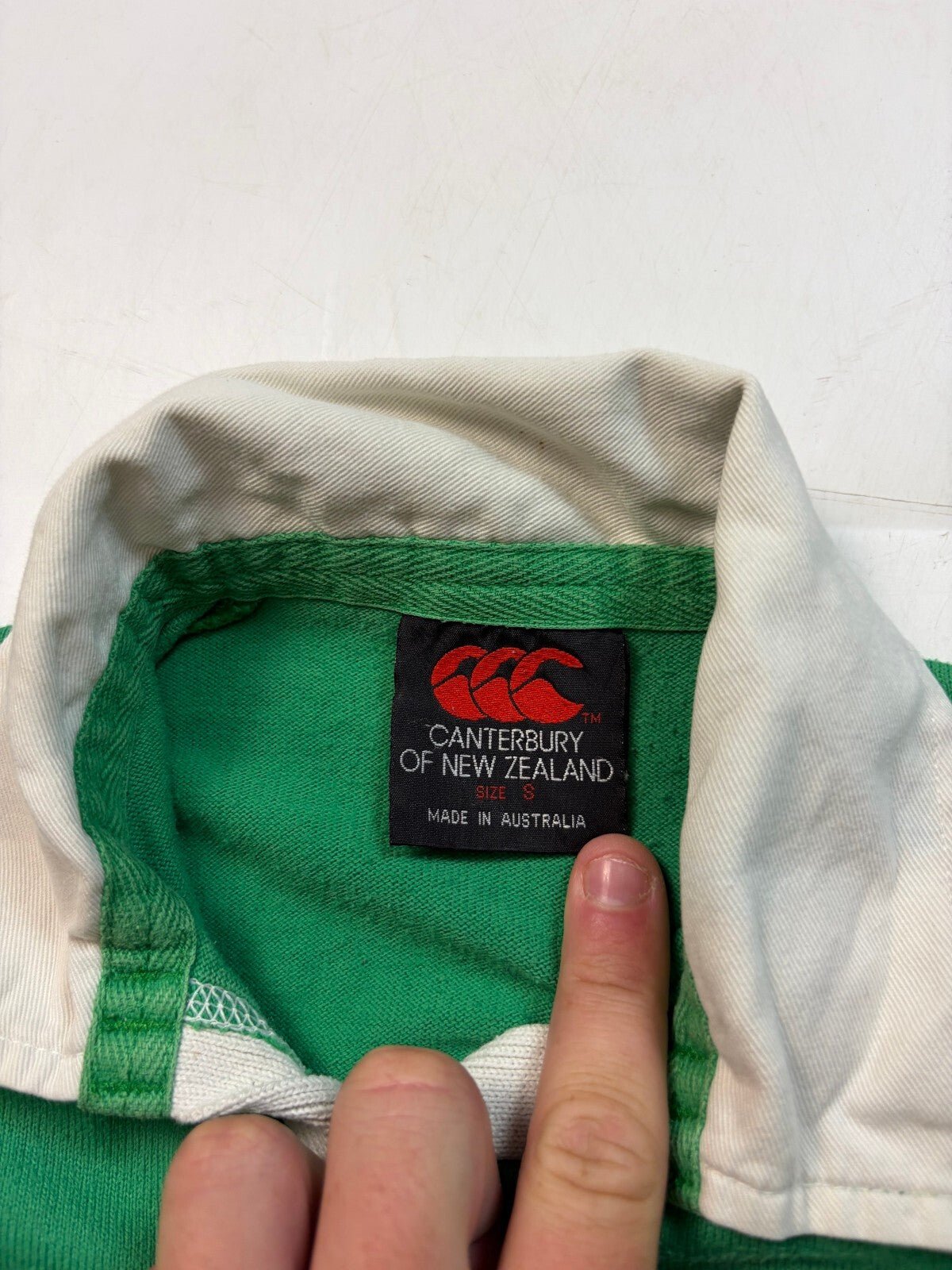 Vintage Ireland 2000/01 Canterbury rugby union shirt (S)