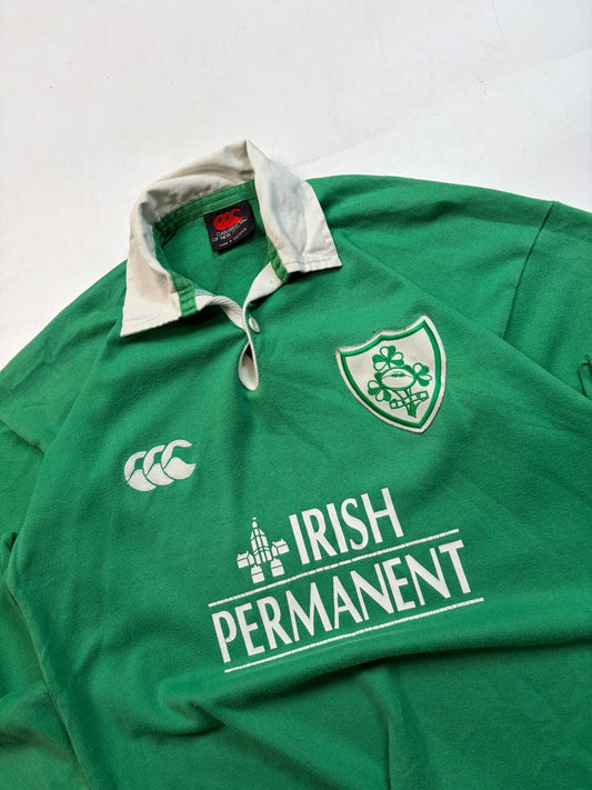 Vintage Ireland 2000/01 Canterbury rugby union shirt (S)