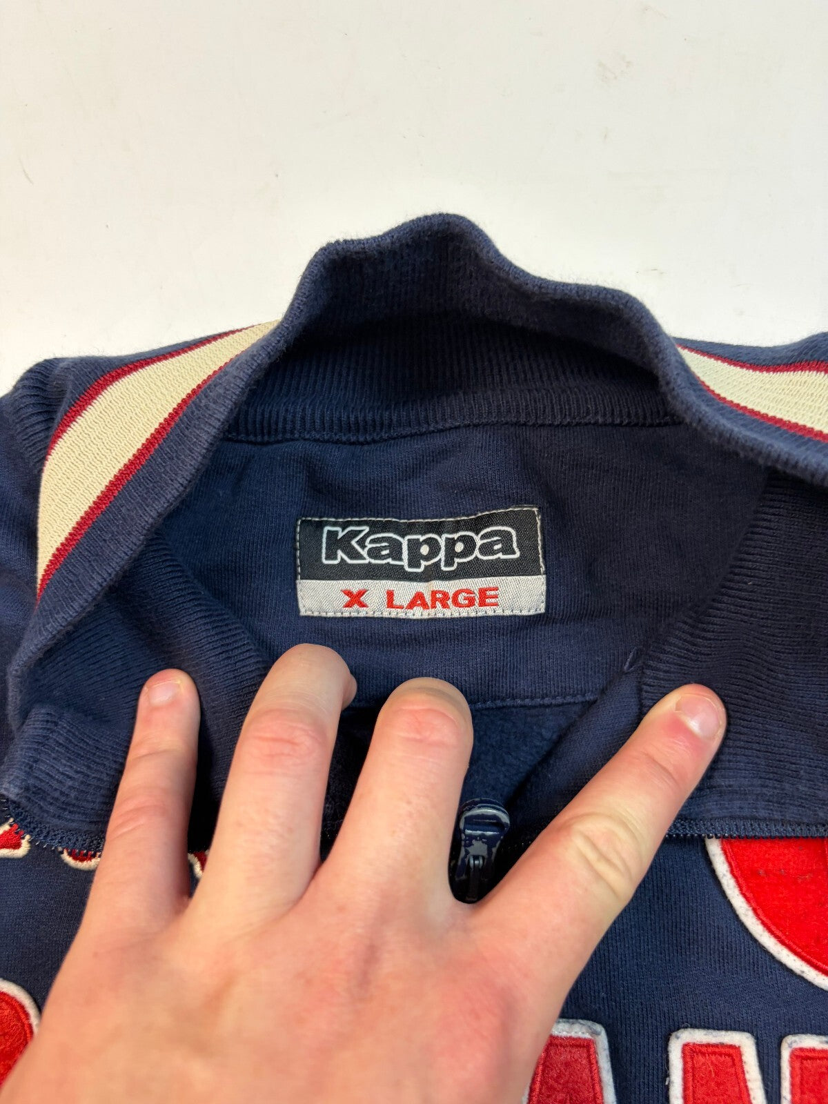 Vintage Y2K Kappa Catania full zip track top (S)