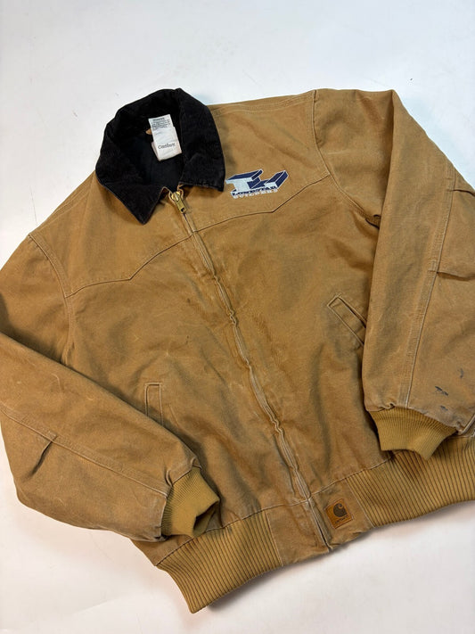 Vintage 2000s Carhartt santa fe work jacket (L)