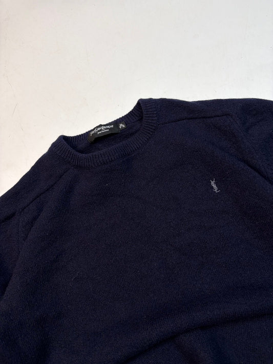 Vintage YSL Yves Saint Laurent wool knit sweater (S)