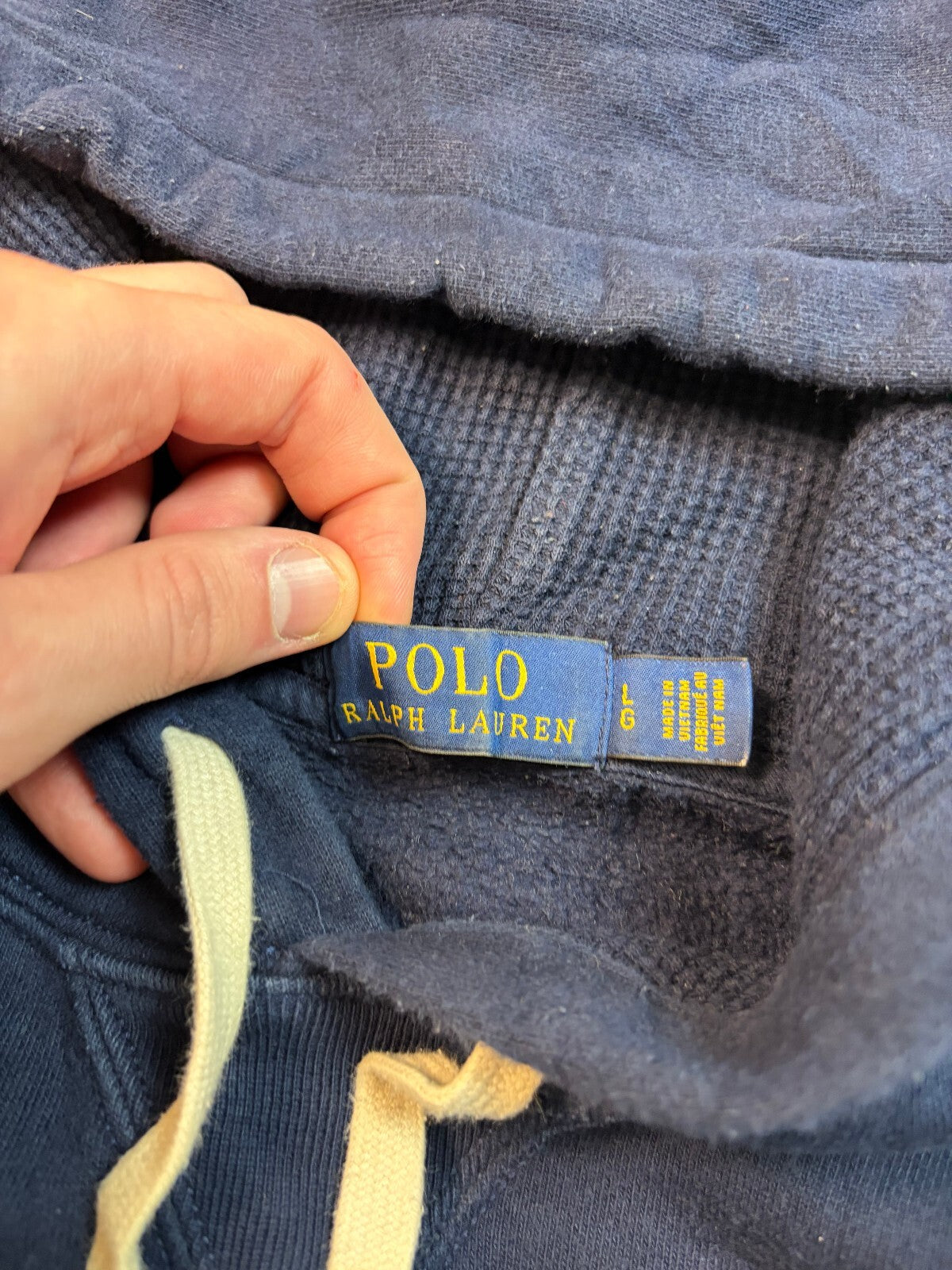 Polo Ralph Lauren small logo hoodie (L)