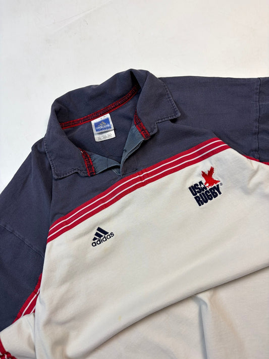 Vintage USA 2000/01 Adidas rugby union shirt (XXL)