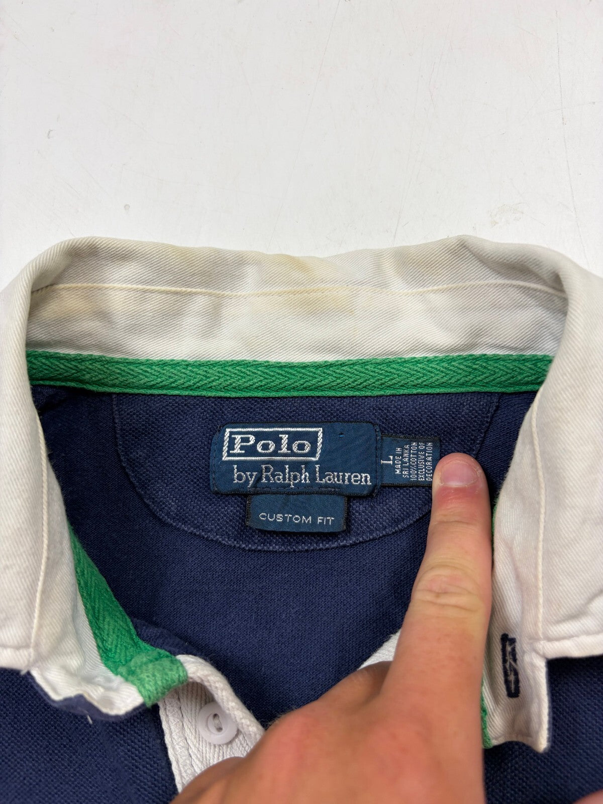 Vintage Ralph Lauren big pony polo shirt (L)