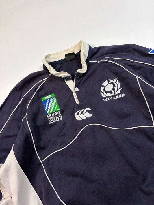 Vintage Scotland 2007 world cup Canterbury rugby shirt (XL)