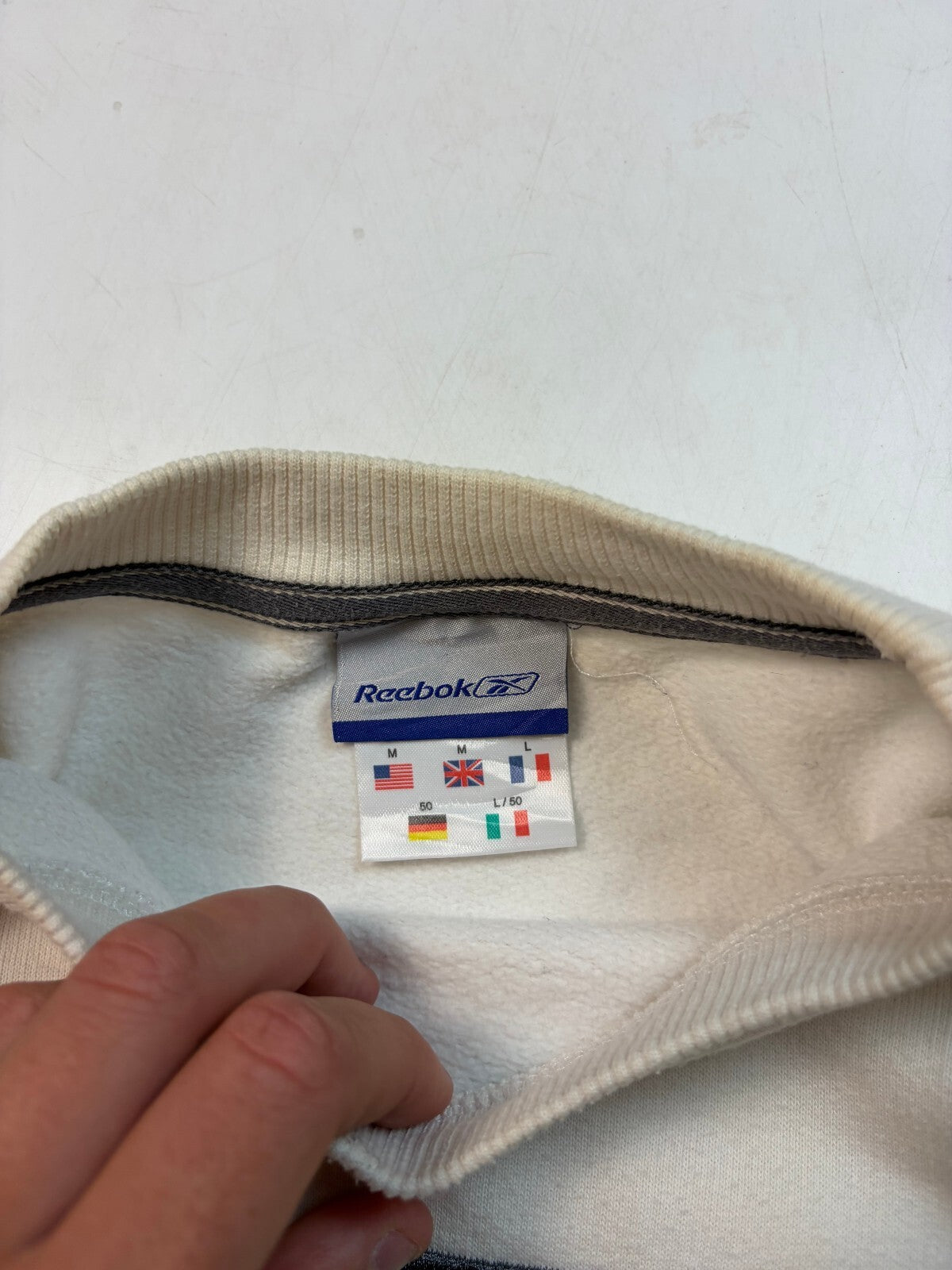 Vintage Reebok centre logo sweatshirt (M)