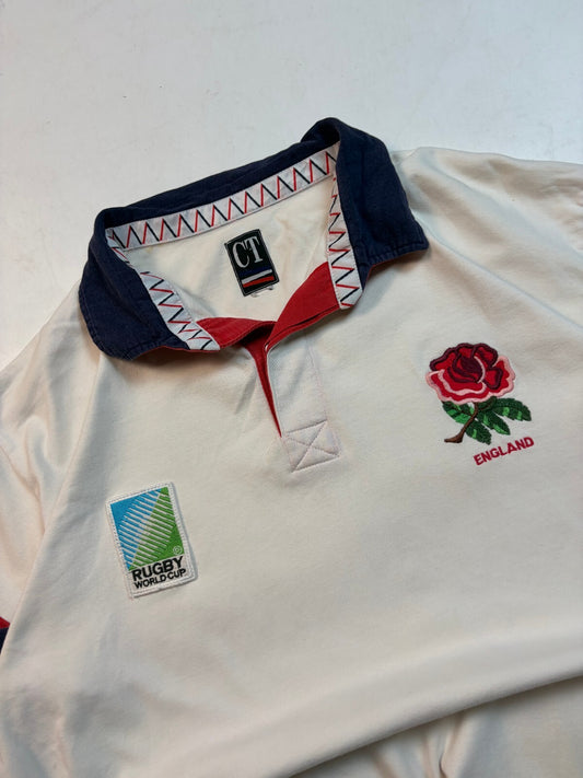 Vintage England 1995 world cup Cotton Traders rugby shirt (XL)