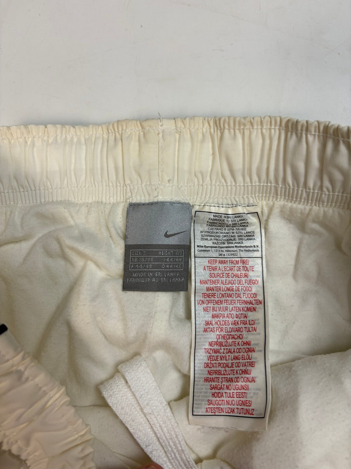 Vintage Y2K Nike side stripe baggy track pants (M)