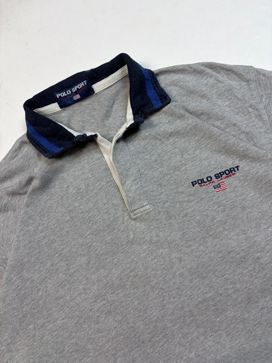 Vintage 90s Ralph Lauren polo sport rugby polo shirt (L)