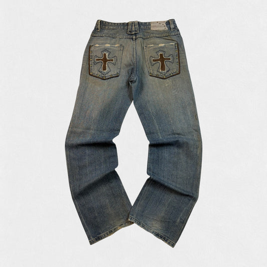 Vintage Y2K baggy hip hop jeans (W32)